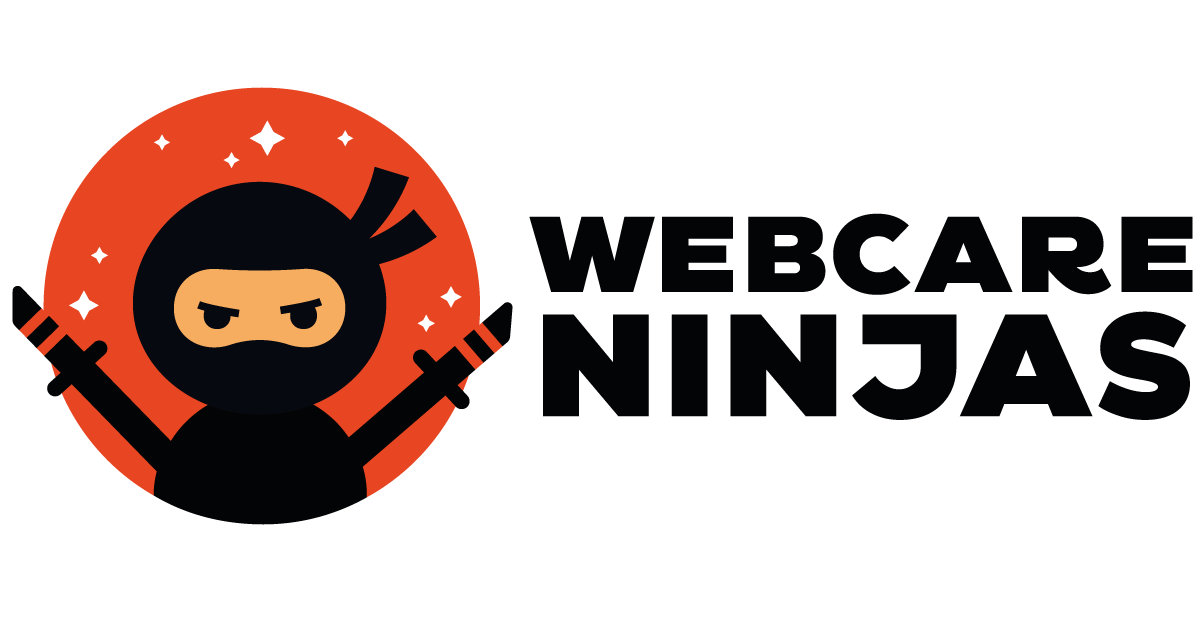 WebCare Ninjas logo for social media and SEO website management for small businesses